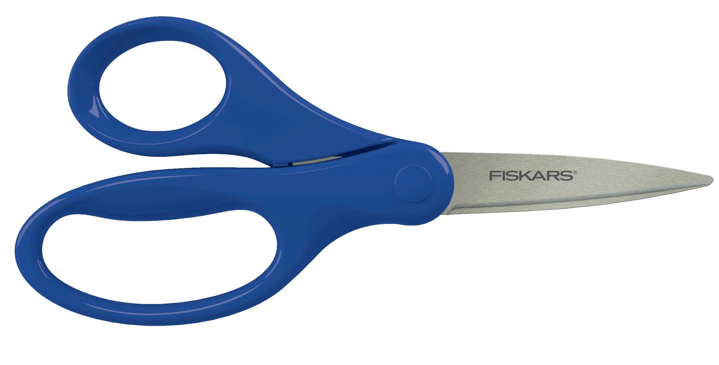 Fiskars Big Kids Scissors, 6 Inches, Pointed Tip, Color Will